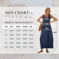 thumbnail image 3 of TEMOFON Womens Summer Dresses Scoop Neck Sleeveless Casual Flowy Sundresses Dress with Pockets Maxi Dresses, 3 of 9