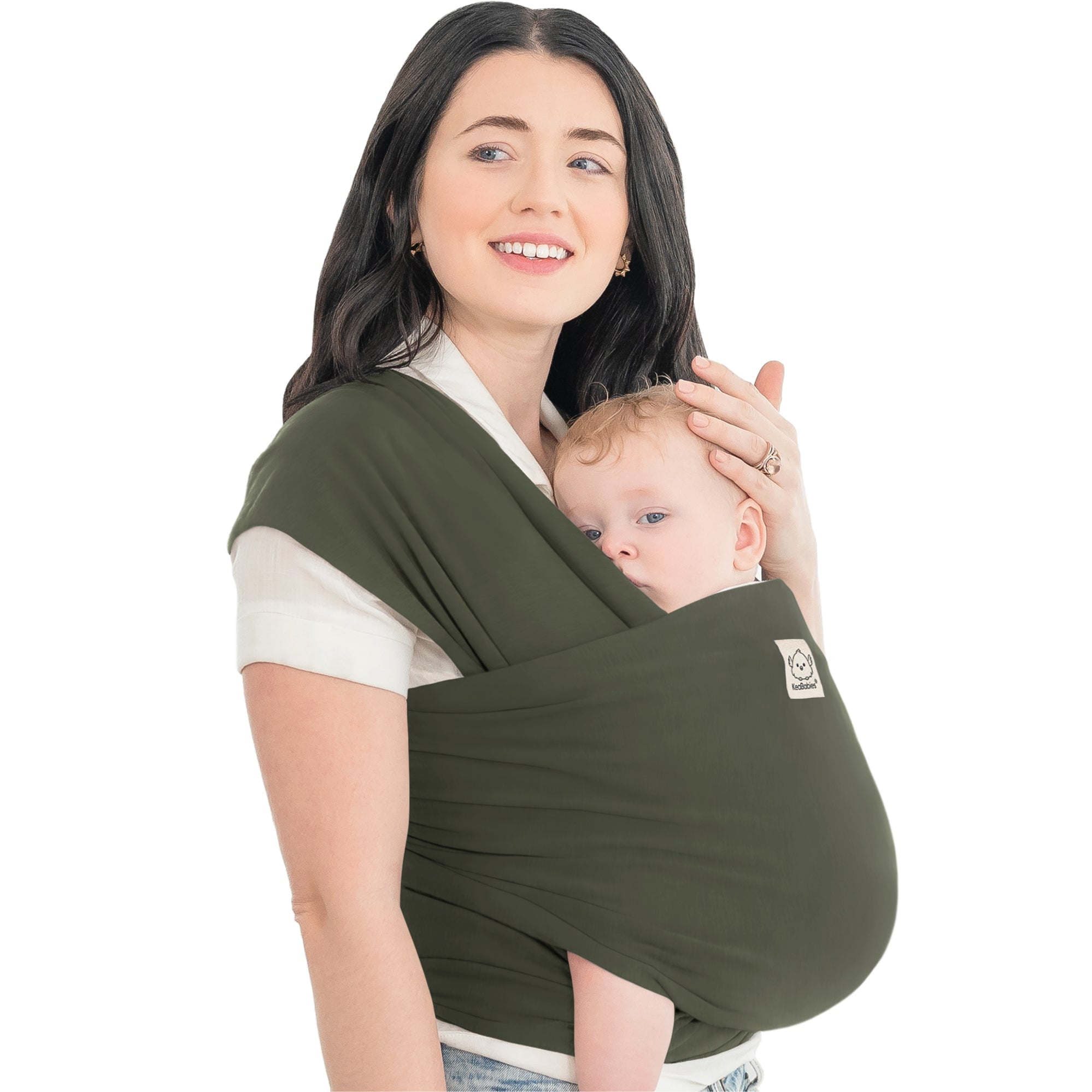 KeaBabies Original Baby Wraps Carrier, Baby Sling Carrier for Newborn Boy, Girl up to 35lbs