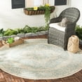 thumbnail image 3 of SAFAVIEH Beach House Stanice Medallion Indoor/Outdoor Area Rug, Aqua/Cream, 8' x 10', 3 of 11