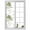 Green, variant on Sage Green Flower Window Privacy Film, Watercolor Gradient Retro Floral Static Cling UV Sun Blocking Heat Control Window Tint Day and Night, Non-Adhesive One Way Windows Privacy Cover 19.6''x39.3''