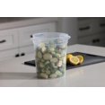 thumbnail image 3 of 4 Quart (QT) Food Storage Container (No Lid) - Restaurant Grade - (Translucent), 3 of 4