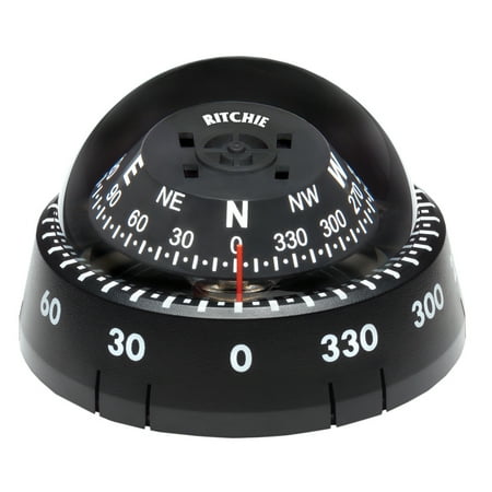 RITCHIE XP-99 KAYAKER SURFACE MOUNT COMPASS BLACK