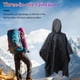 thumbnail image 3 of Impermeable Impermeable Chubasquero Unisex para Senderismo al Aire Libre (Cuadrado Negro) FLhrweasw Nuevo, 3 of 9