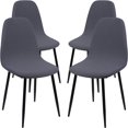 thumbnail image 1 of Fundas para sillas, juego de 4, elásticas, universales y lavables, de estilo escandinavo, para cocina, hotel, banquetes, diagonales., 1 of 6