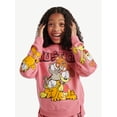 thumbnail image 5 of Girls Garfield X Justice Fleece Crewneck, Sizes XS - XLP, 5 of 7
