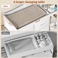thumbnail image 6 of ANPOO Baby Changing Table Dresser with 7 Fabric Drawers, Changing Top & Open Shelves, Nursery Storage Organizer White, 6 of 7