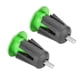 thumbnail image 1 of OKBY Enchufe del Manillar -1 par de empuñaduras de Bicicleta de aleación de Aluminio Tapones de Extremo de Barra Enchufe para Manillar de Bicicleta de montaña y Carretera(Verde), 1 of 5