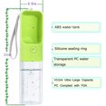 thumbnail image 4 of Botella de agua para perros de 15 oz para caminar, portátil para mascotas, para viajes, agua, bebida, taza, plato, cuenco, dispensador, hecho de material de grado alimenticio a prueba de fug, 4 of 5