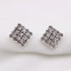 thumbnail image 5 of Pendientes de Imitación Hugo Cuadrados de Cristal, 5 of 9