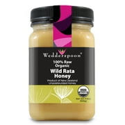 Wedderspoon Honey New Zealand Wild Rata 100% Raw Organic - 17.6 Ounce