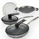 thumbnail image 1 of Juego Sartenes con Tapa Acero Inoxidable Antiadherente Flavor Stone 6 PIEZAS, 1 of 5