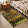 Doormat Bathroom Rugs 24x35in, Farm Colorful Wood Grain Non Slip Door ...