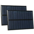 thumbnail image 2 of Panel solar 2 piezas Mini cargador de batería solar de polisilicio NikouMX, 2 of 8