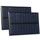 thumbnail image 3 of Panel solar portátil, 2 piezas Mini polisilicio solar DIY Panel solar Panel solar Rendimiento sólido, 3 of 8