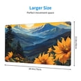 thumbnail image 2 of Sikiie Elegant Sunset Sunflower Mouse Pad, 16x29.5 Mousepad Desk Mat in Anti-Slip Rubber Mousepads Mat for Game Office Laptop Computer, 2 of 8