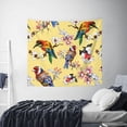 thumbnail image 4 of Daiia Beautiful Bright Birds And Flowers Pattern Tapestry 60x51 Inches Wall Hanging Tapestry Artistic Wall Hanging Bedroom Wall Decor Living Room Tapestry Dorm Room Decor, 4 of 9