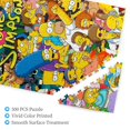 thumbnail image 4 of Rompecabezas de madera de Los Simpsons: adecuado para niños adultos, rompecabezas para niños y niñas, juguetes de juego de entretenimiento con rompecabezas., 4 of 8