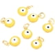 thumbnail image 4 of 50 dijes de aleación de esmalte chapados en oro de 18 quilates, colgantes de ojo turco de la suerte para hacer joyas, pulseras, collares y pendientes para mujer., 4 of 9