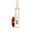 thumbnail image 2 of ANGARA Lab Grown 2.6 Ct Claw-Set Ruby Infinity Pendant with Lab Diamonds for Women in 14K Rose Gold (Size-8mm) | July Birthstone, Anniversary, Jewelry Gift for Women | Lab-Grown Ruby Necklace, 2 of 8