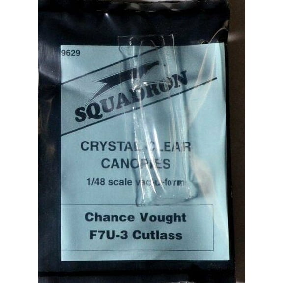 F7U -3 Cutlass Vacuform Canopy for Hobbycraft (1/48 model kit accessory)