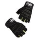 thumbnail image 4 of 3 Guantes De Levantamiento De Pesas, Almohadillas Tejidas, Guantes De Gimnasio Para Ciclismo, Culturismo, Ejercicio M, 4 of 8