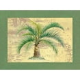 thumbnail image 2 of Kruskamp, Janet 24x19 Gold Ornate Wood Framed with Double Matting Museum Art Print Titled - Palm Tree IV, 2 of 4