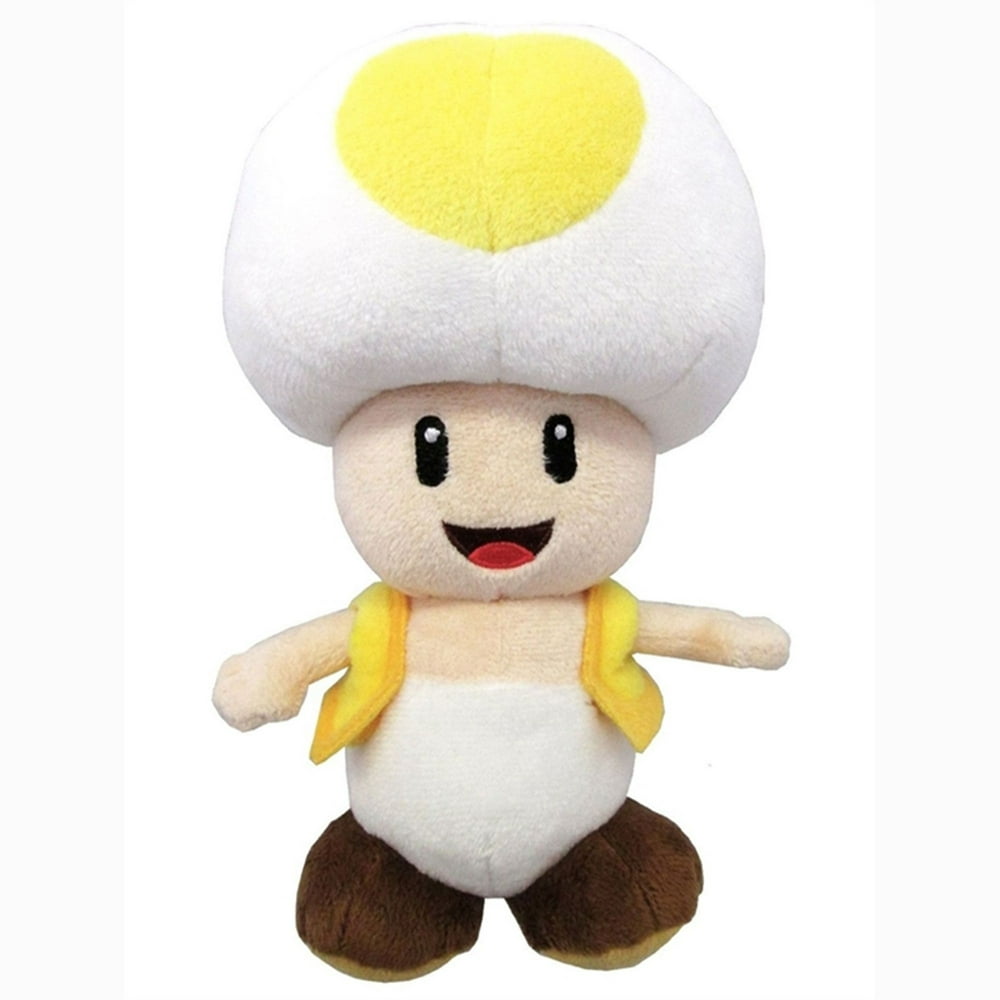 For Nintendo Super Mario Plush Toy Yellow Toad 8 8472