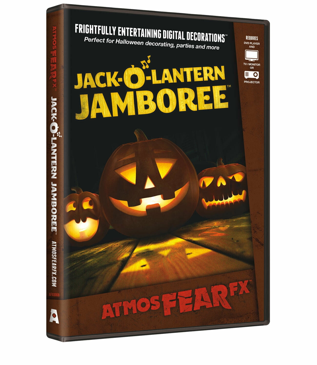 AtmosFX Halloween Digital Decoration DVD JackOLantern Jamboree