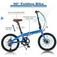 thumbnail image 2 of 20-inch ultra-light aluminum alloy folding bicycle, can be placed in the trunk, suitable for both men and women, 2 of 10