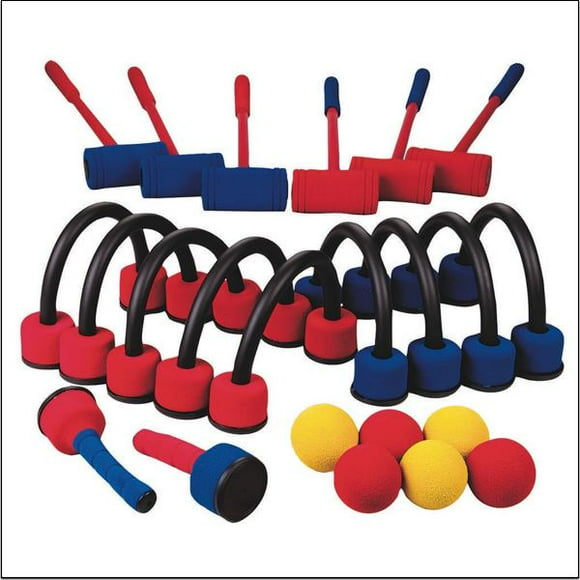 S&S Worldwide Foam Croquet Six-Player Set