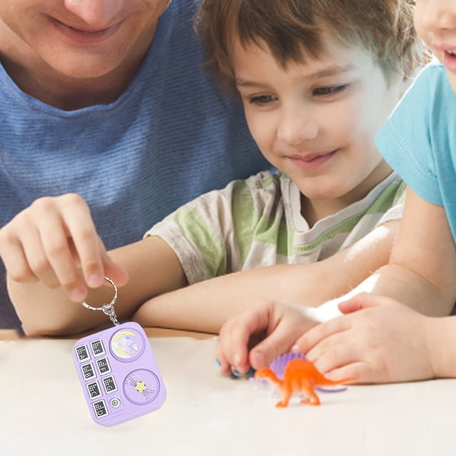 Mini Handheld Whac A Game Machine With Cartoon Design And Play Toy Keychain Pendant Disc Player Shape Reactive For Game Enthusiasts And Kids Birthday Ornament Rose Beads String Cake Ornament Set