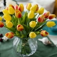 thumbnail image 4 of 10 Pcs Fleurs Artificielles mini Tulipe simulation Décoration Fleurs, 4 of 9