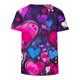 thumbnail image 4 of Camiseta de Apoyo para La Concienciación Sobre El Alzheimer Fiudx Mujer Flor Morada Manga Corta Cuello Redondo, 4 of 5