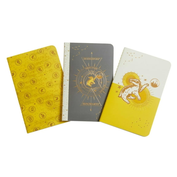 Harry Potter: Constellation Harry Potter: Hufflepuff Constellation Sewn Pocket Notebook Collection, (Paperback)