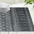 thumbnail image 5 of ReaLife Rugs Machine Washable Printed Moroccan Charcoal Eco-friendly Recycled Fiber Area Runner Rug (4' x 6'), 5 of 8