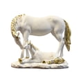 thumbnail image 2 of Estatua de caballo, arte artesanal, adorno coleccionable, figura decorativa, 2026, chino nuevo Blanco, 2 of 7
