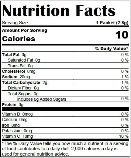 Great Value Strawberry Mango Powdered Liquid Drink Mix, Sugar-Free, 0.99 oz, 10 Packets