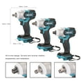 thumbnail image 4 of 18V Cordless Impact Wrench Screw Driver Brushless Motor High Torque Electric Wrench, 4 of 5