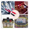 thumbnail image 4 of Y Plug Spade Connector for Speaker Wire,32 Pcs Y Spade Plug 45 Degree Gold Plated U Fork Spade Plug Connector, 4 of 7