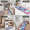thumbnail image 5 of Pioneer Flower Floral Print Pattern Kitchen Rugs Sets Of 3,Kitchen Runner Rugs Non Skid Washable,Decorative Kitchen Floor Mats for Kitchen,Sink,Laundry,17"x30"+ 17"x47" + 17"x59", 5 of 6