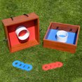 Hathaway Washer Toss Game Set w/Goal Boxes & 8 Washers Red & Blue