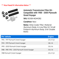 thumbnail image 2 of Automatic Transmission Filter Kit - Compatible with 1988 - 2000 Plymouth Grand Voyager 1989 1990 1991 1992 1993 1994 1995 1996 1997 1998 1999, 2 of 2