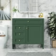 thumbnail image 2 of Furvclv 36" Bathroom Vanity With Single Sink Combo, Modern Bathroom Sink Cabinet With 2 Drawers And Tip-Out Drawer, Freestanding Bathroom Vanities For Bathroom, 2 of 9