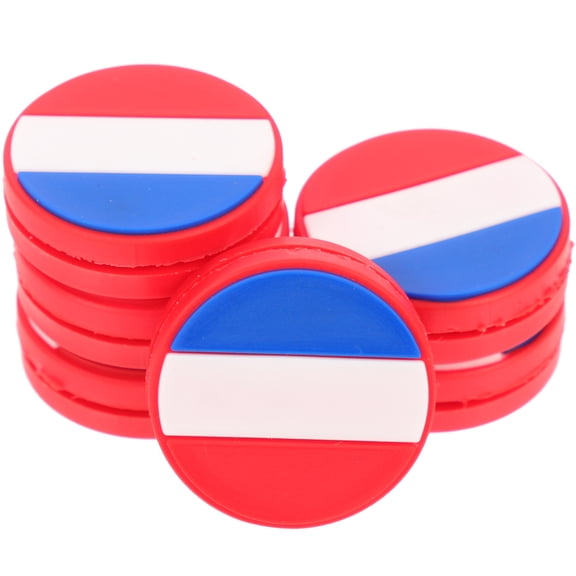 6-Pack Tennis Racquet Dampeners Shock Absorbers with National Flag Design for Improved Grip and Comfort