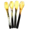 thumbnail image 1 of SHISUYAN 4Pcs Assorted Color Synthetic Ox Horn Coffee Spoon Set for Home Use with Smooth Polished Surface, 1 of 8