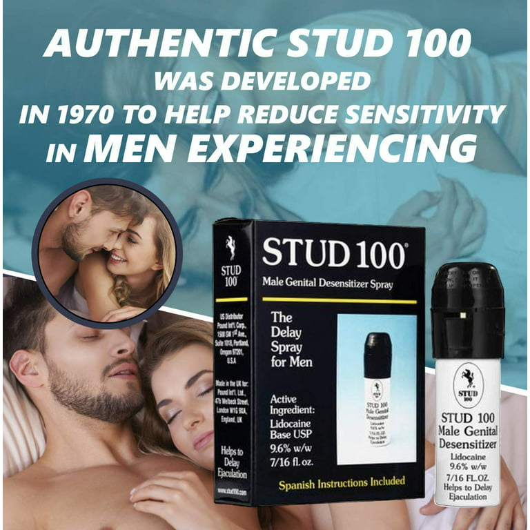  STUD 100 SPRAY FOR MEN 12 GM / Pack, 2 Pack : Health & Household