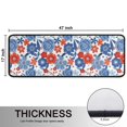 thumbnail image 5 of Kitchen Rugs Sets Of 2,Pioneer Flower Floral Print Pattern Anti Fatigue Kitchen Mat Rugs Non Slip Washable,Decorative Kitchen Floor Mats for Kitchen,Sink,Laundry,17"x47"+17"x47", 5 of 5