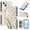 C, variant on Decase for iPhone 13 Mini Wallet Case with Card Holder,Fashion PU Leather Phone Case,Flip Flower Pattern Cover,Shockproof TPU Inner Shell,B