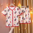 thumbnail image 2 of Disney Princess Mickey Mouse New Children's Cardigan Pijamas Sets Summer Cartoon Short-sleevedgirls Pijama de dibujos animados Girls Pyjamas10 105-115cm zhangyuxiang CONDUJO, 2 of 2