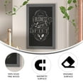 thumbnail image 6 of Merrick Lane 20" x 30" Rustic Gray Wall Mount Magnetic Chalkboard Sign with Eraser, Hanging Wall Chalkboard Memo Board, 6 of 12